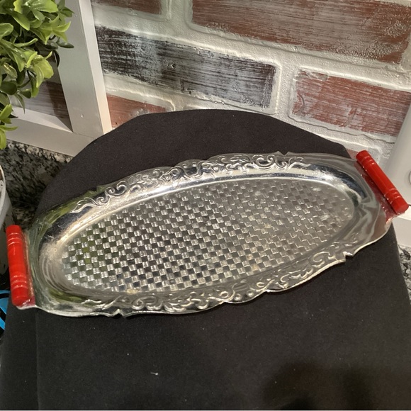 Vintage Occupied Japan Historic Piece - Metal Crafted Tray - 1945 to 1952 - Picture 5 of 13